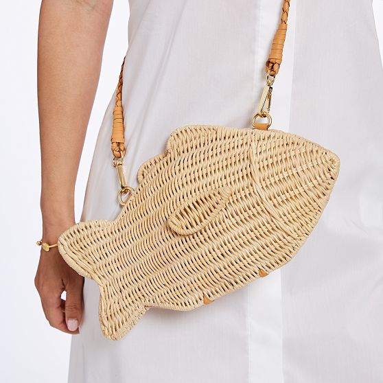 Wicker Fish Crossbody