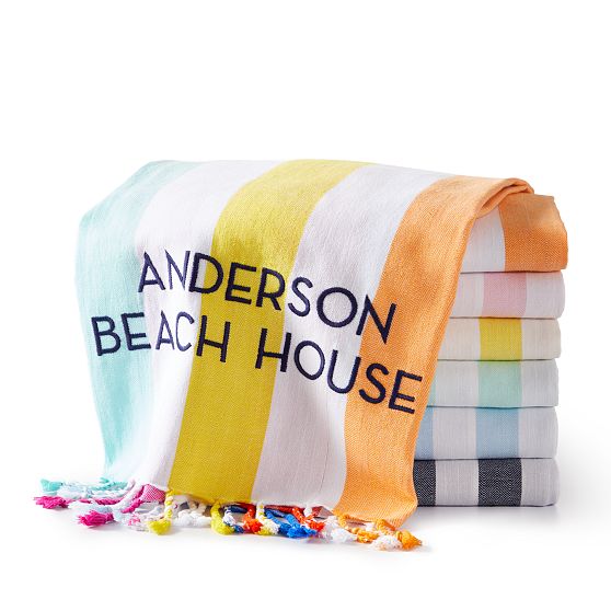 Colorful Stripe Lightweight Turkish Towel