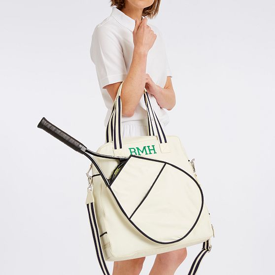 Sporty Stripe Tennis Tote