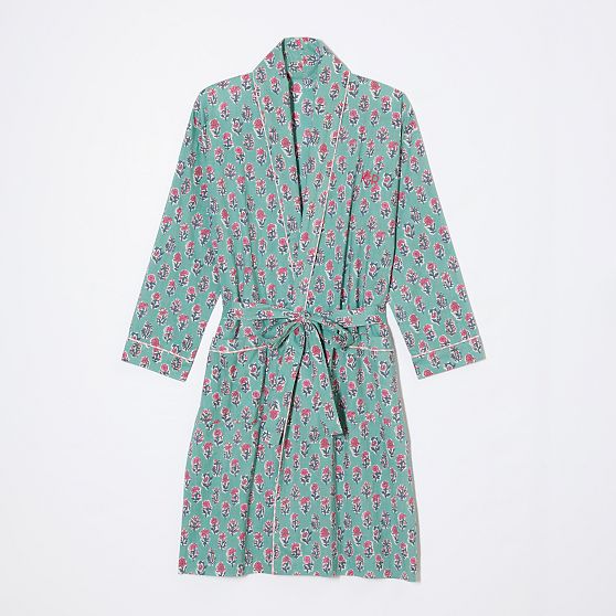 Block Print Robe