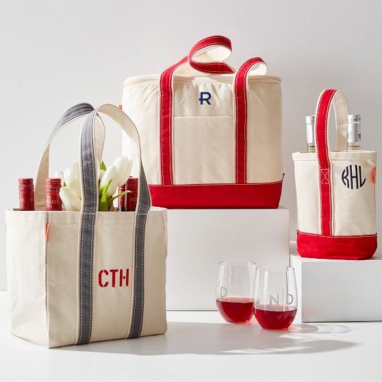 Canvas Double Wine Tote