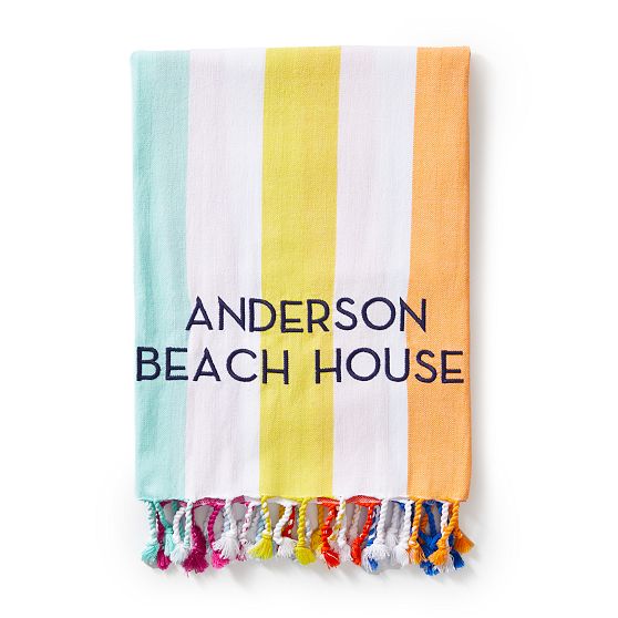 Colorful Stripe Lightweight Turkish Towel