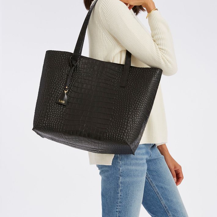 Everyday Italian Croc Embossed Tote