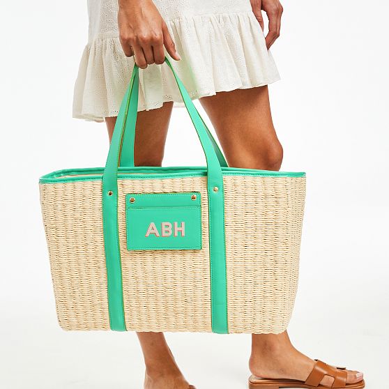 Palermo Straw Beach Tote