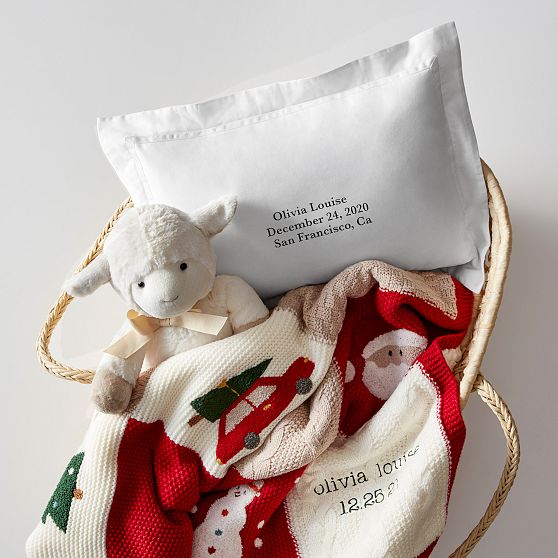 Pottery Barn Kids Holiday Heirloom Baby Blanket