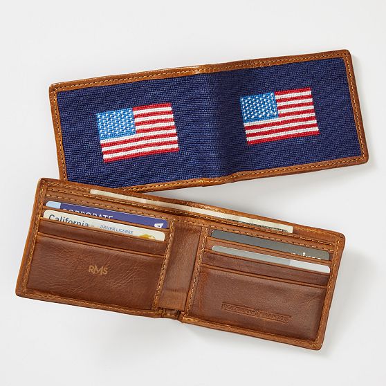 Smathers &amp; Branson Needlepoint Wallet