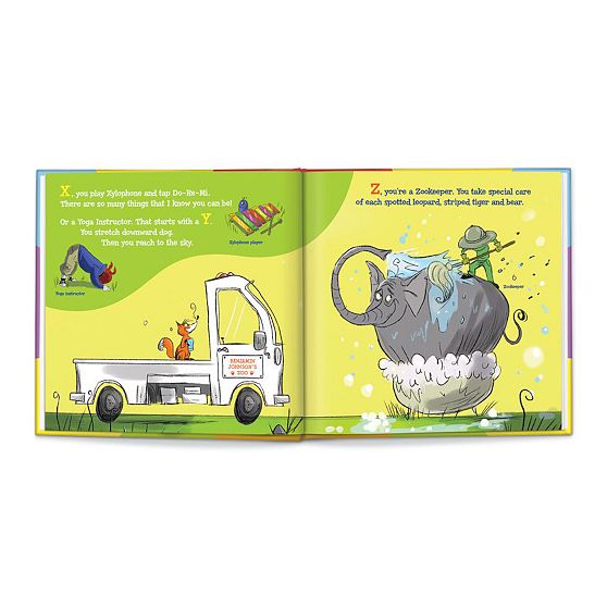 &quot;ABC What I Can Be&quot; Personalized Children's Book