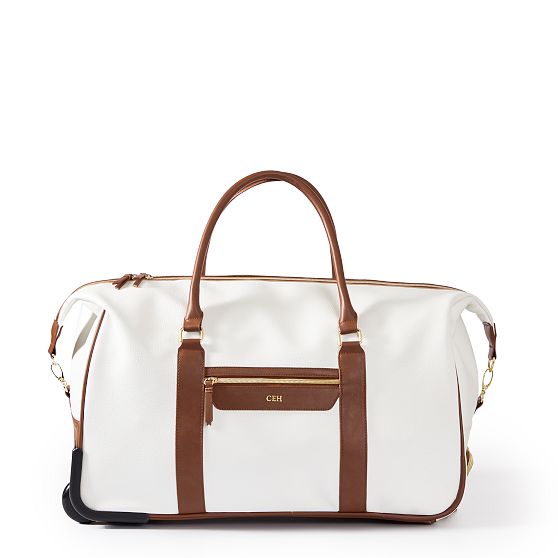 Concourse Vegan Leather Rolling Duffle