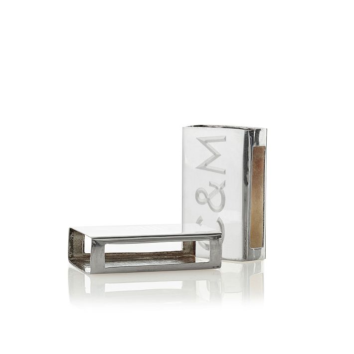 Silver-Plated Matchbox Holder