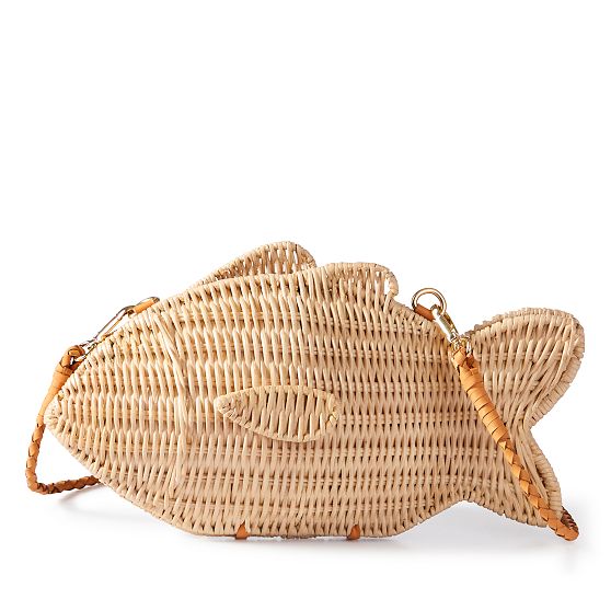 Wicker Fish Crossbody