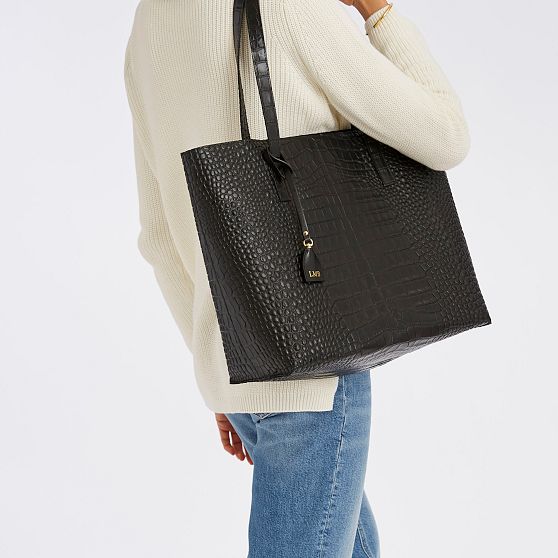 Everyday Italian Croc Embossed Tote