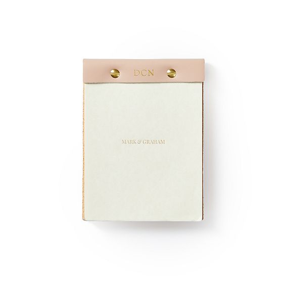 Italian Leather Desk Notepad