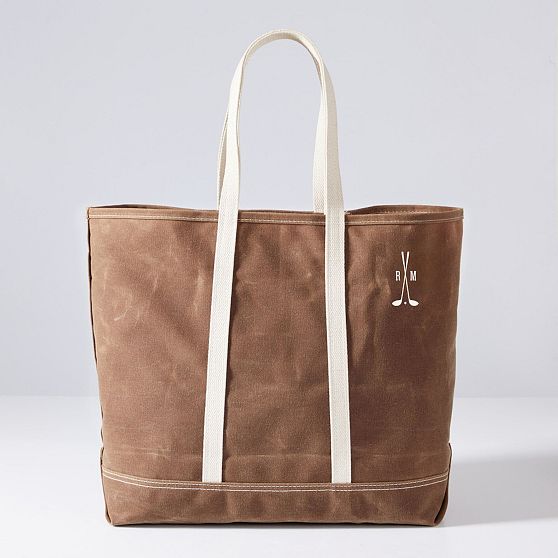 Mark &amp; Graham x Steele Waxed Canvas Tote