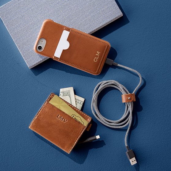 Slim  Leather Charging Wallet