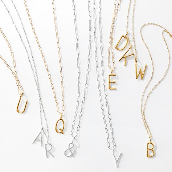 Sarah Chloe Andi Initial Necklace