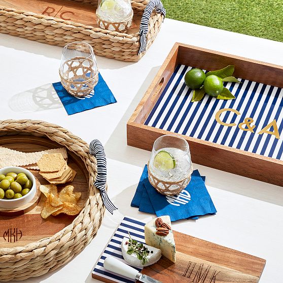 Seagrass Chip and Dip Tray