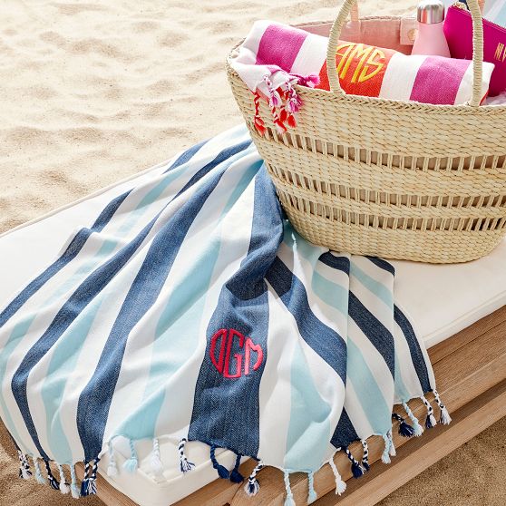 Mark and Graham - Cabana Straw outlet Beach Tote