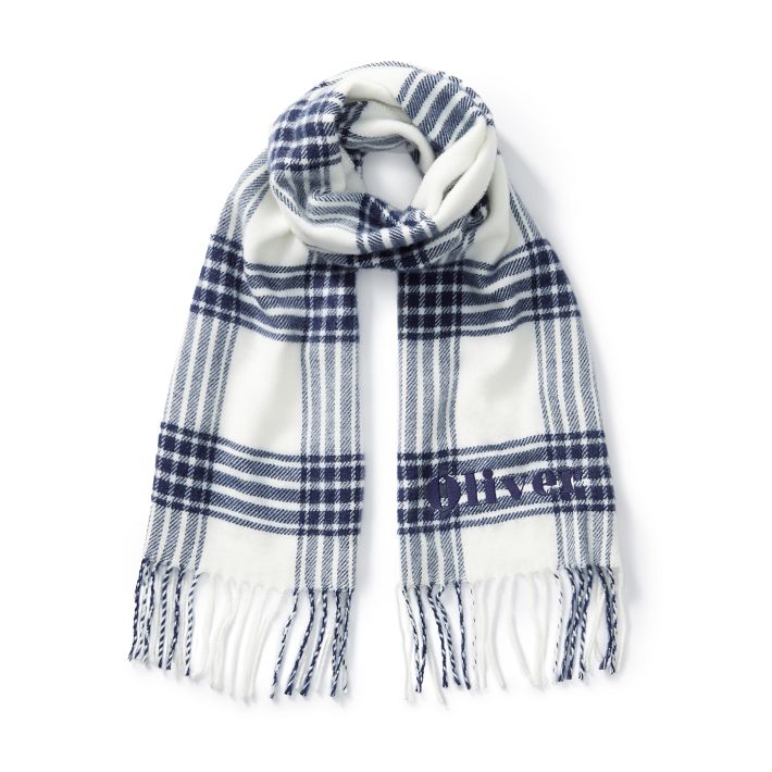 Kids Italian Plaid Scarf