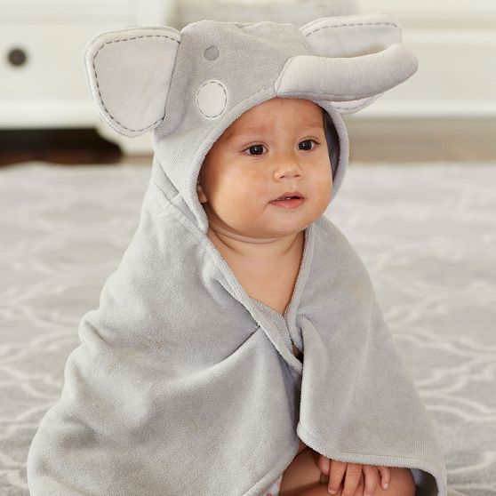 Pottery Barn Kids Baby Hooded Towel