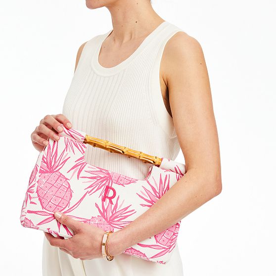 Bamboo Canvas Clutch