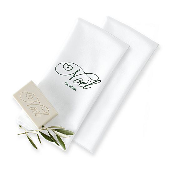 Cotton Guest Towels, Set of 2