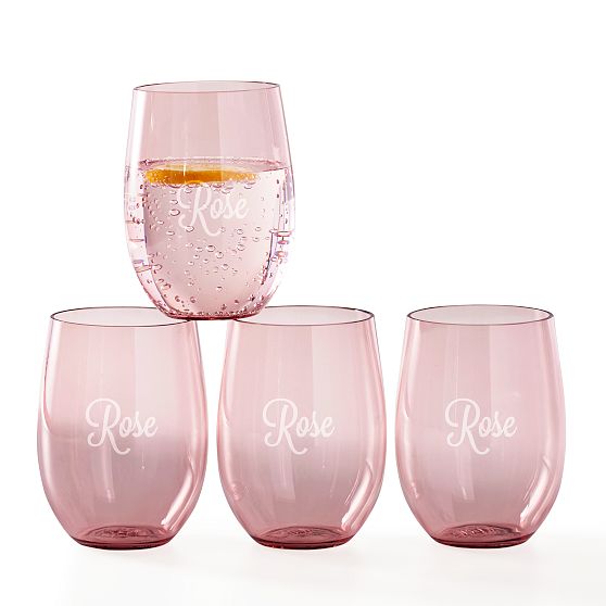 Outdoor Stemless Wine Glasses