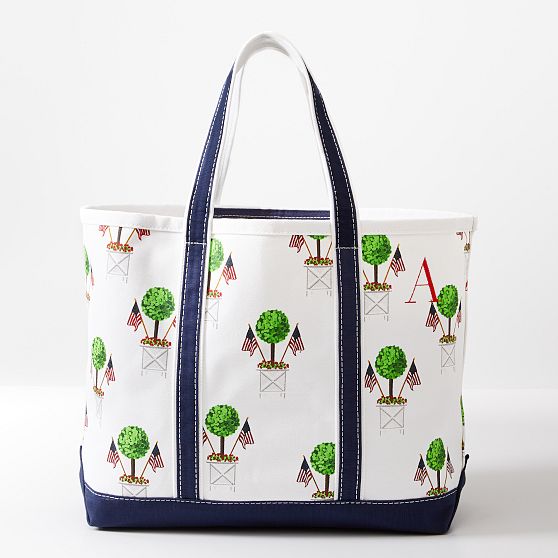 Printed Canvas Tote