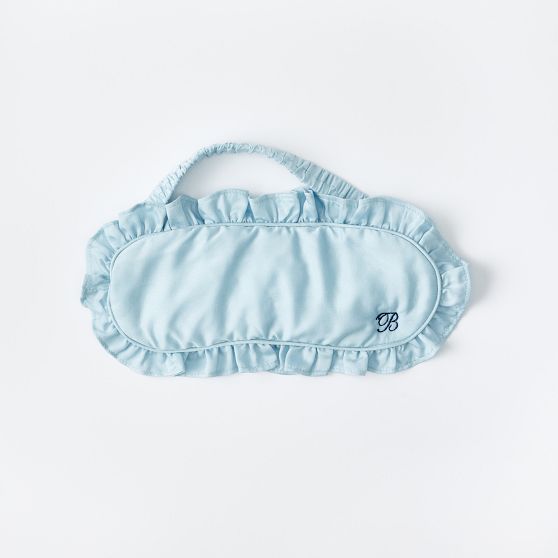 Ruffle Sateen Eye Mask