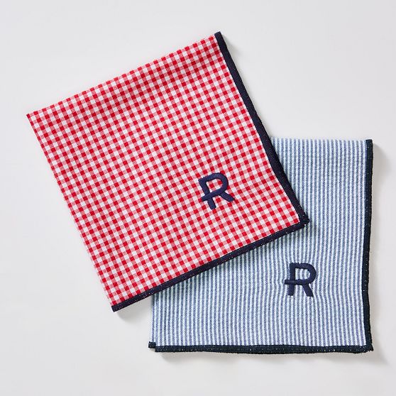 Patterned Handkerchief, Set of 2