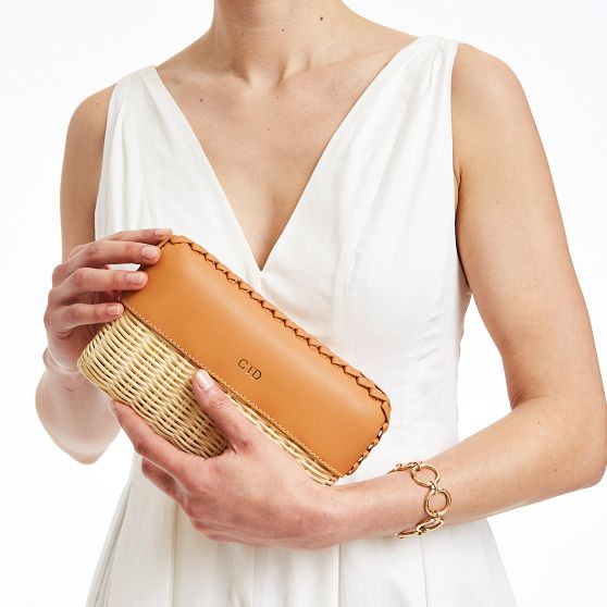 Juliette rattan clutch hotsell