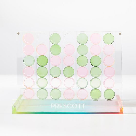 Colorful Acrylic 4-in-a-Row Game Set