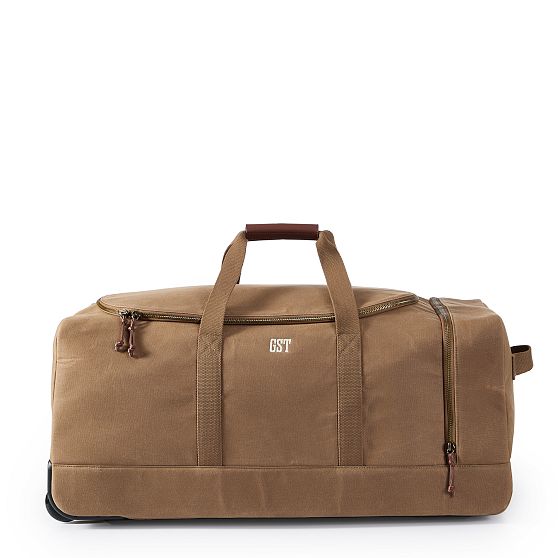 Mercer Checked Rolling Duffle Bag