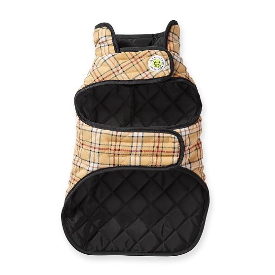 Plaid Reversible Dog Coat