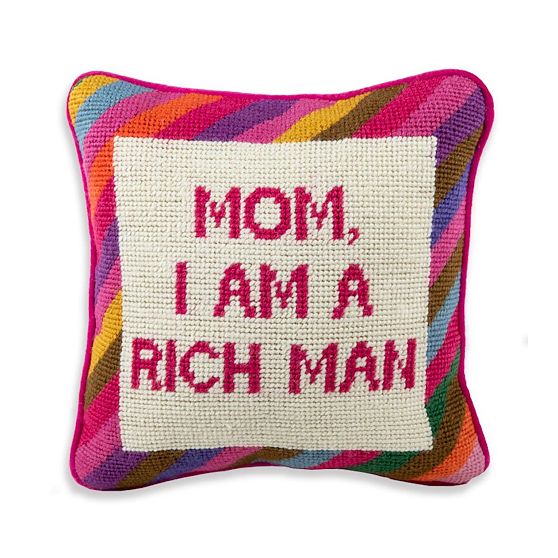 Needlepoint Accent Pillow