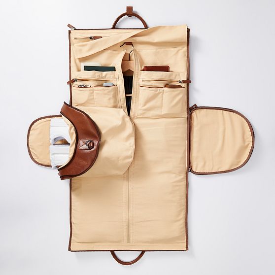 Carson Leather 2-in-1 Garment Bag