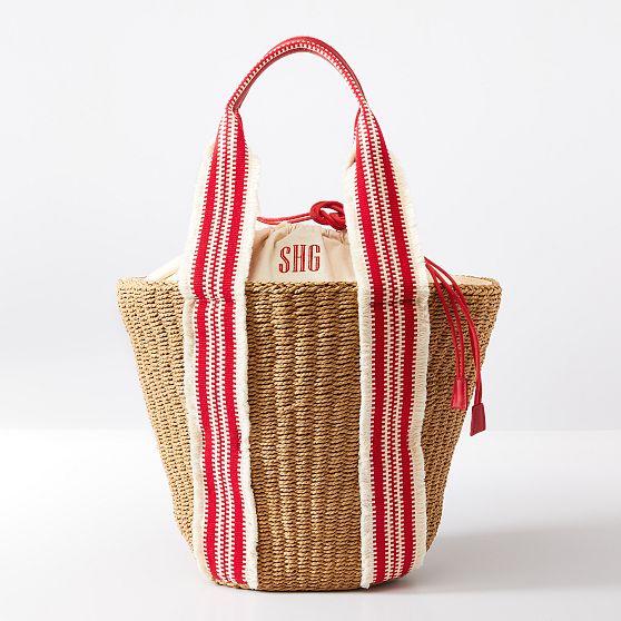 Hampton Raffia Tote