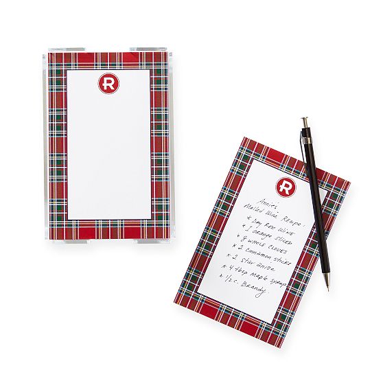 Note Sheets with Acrylic Holder