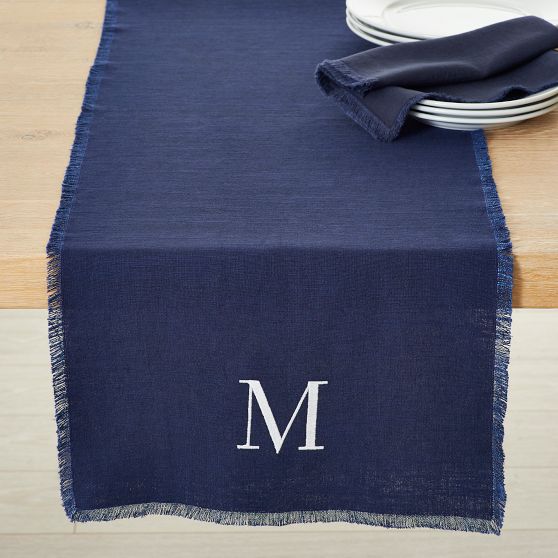 Fringe Cotton Linen Table Runner