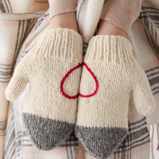 Heart Mittens