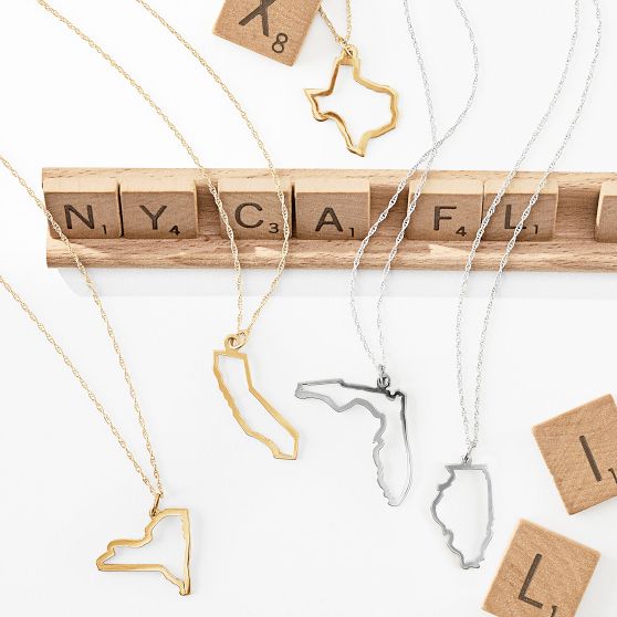 Maya Brenner State Necklace