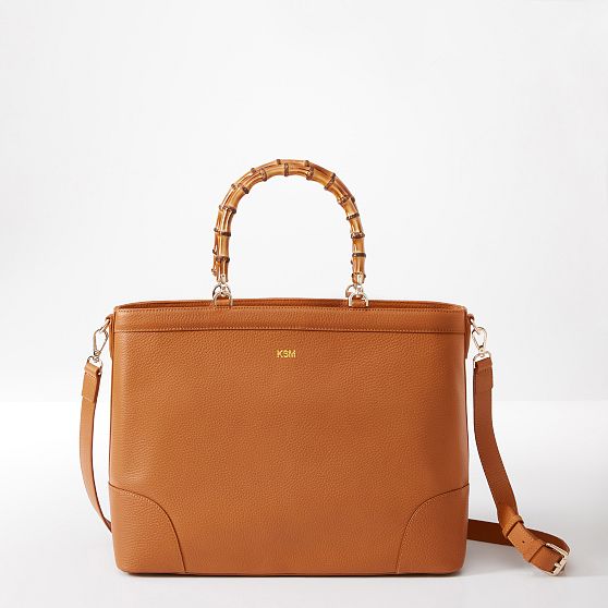 Emily Bamboo Leather Tote