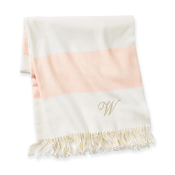 Rugby Stripe Italian Cotton Throw