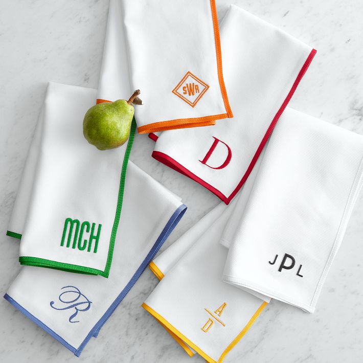 Typographer's Cotton Dinner Napkins