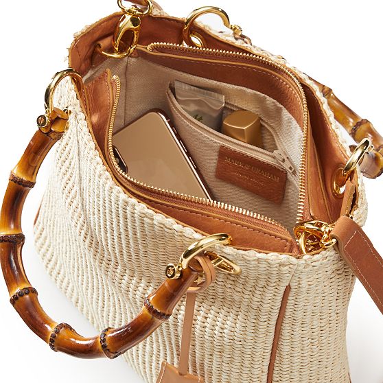 Bamboo Elisabetta Raffia Crossbody&#160;