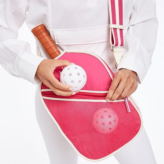 Sporty Stripe Pickleball Crossbody Bag