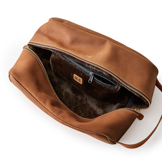 Leather Travel Shoe Bag