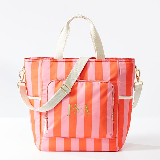 Cabana Stripe Cooler Tote Bag