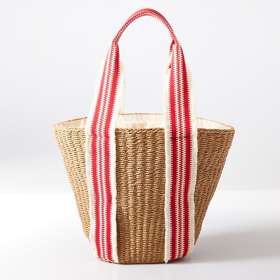 Hampton Raffia Tote