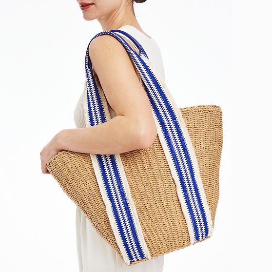 Hampton Raffia Tote