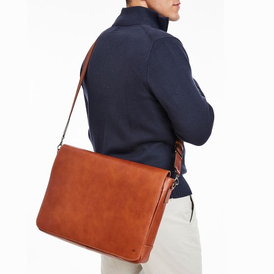 Graham Leather Messenger Bag